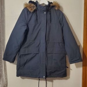 Eddie Bauer Womens Winter Jacket - steel blue/grey